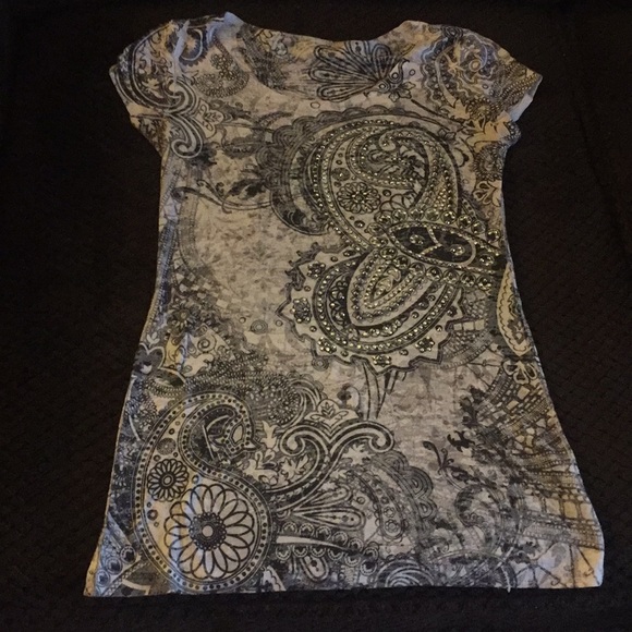 Rhinestone design shirt - Picture 1 of 3